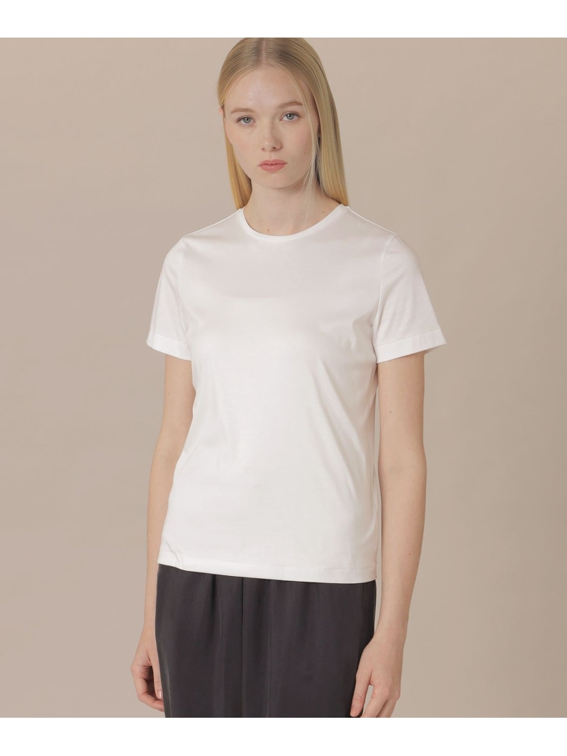 【The Essential Collection】コットンスムースTシャツ MACKINTOSH LONDON マッキントッシュ ロンドン トップス カットソー・Tシャツ ホワイト【送料無料】[ Fashion]