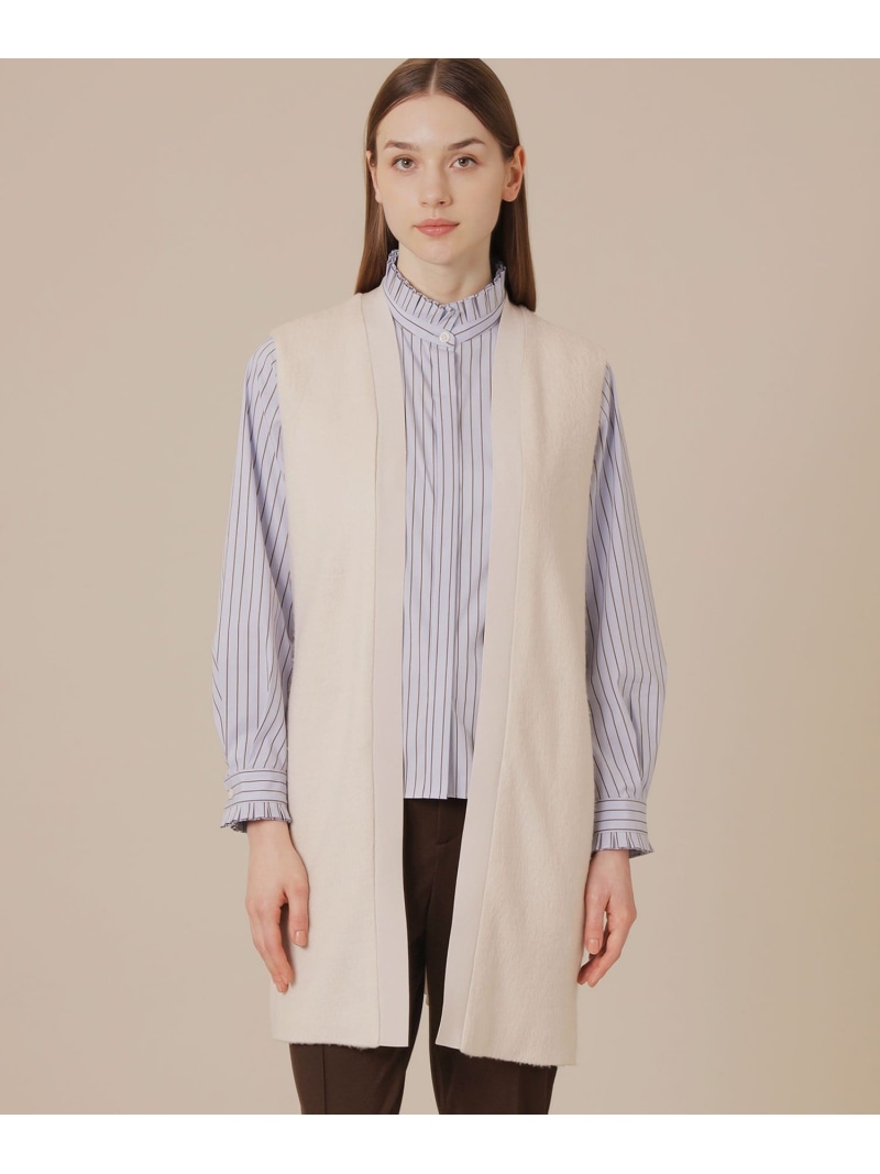【SALE／51%OFF】スライトラスターストレッチシャギーコンビジレ MACKINTOSH LONDON マッキントッシュ ロンドン ジャケット・アウター その他のジャケット・アウター ベージュ ブラック【RBA_E】【送料無料】[ Fashion]