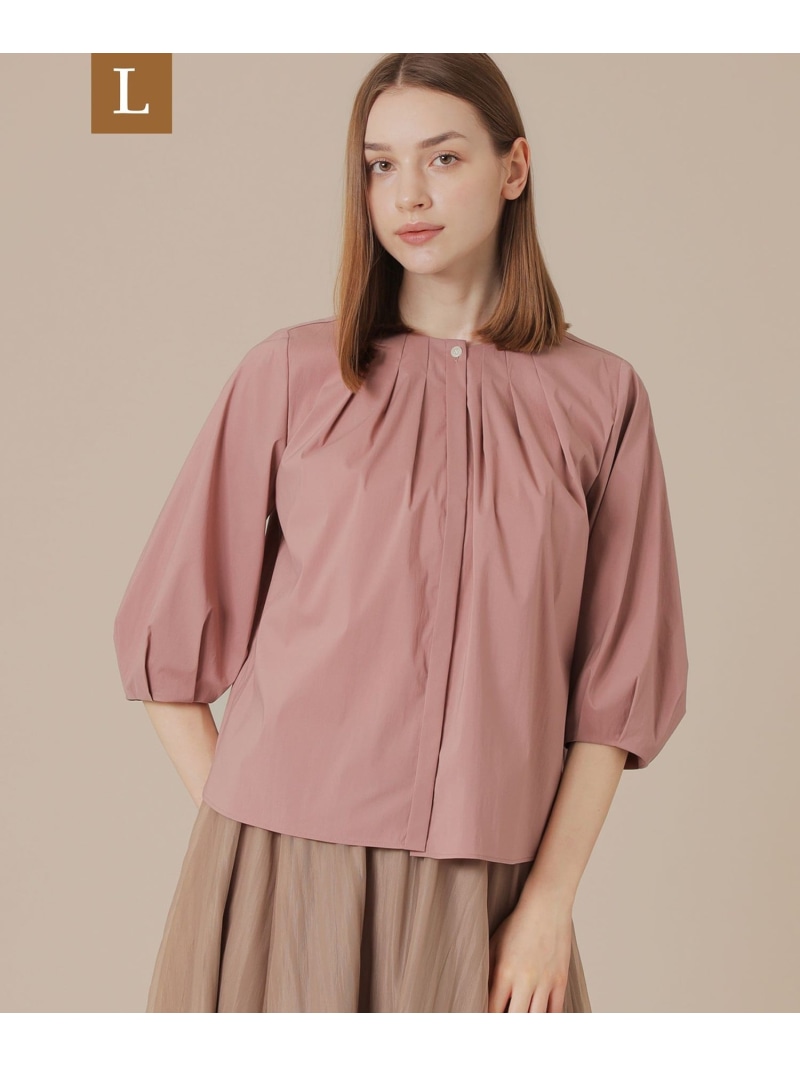 【SALE／30%OFF】【L】コットンナイロンストレッチブラウス MACKINTOSH LONDON　(L Size) マッキントッシュ ロンドン トップス その他のトップス ブルー ピンク【RBA_E】【送料無料】[ Fashion]