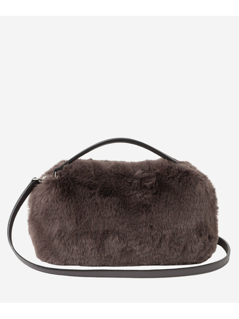 【SALE／30%OFF】【Precious12月号/婦人画報11月号掲載】ファージップショルダー MACKINTOSH LONDON マッキントッシュ ロンドン バッグ ショルダーバッグ ブラウン ベージュ グレー【RBA_E】【送料無料】[ Fashion]｜MACKINTOSH LONDON