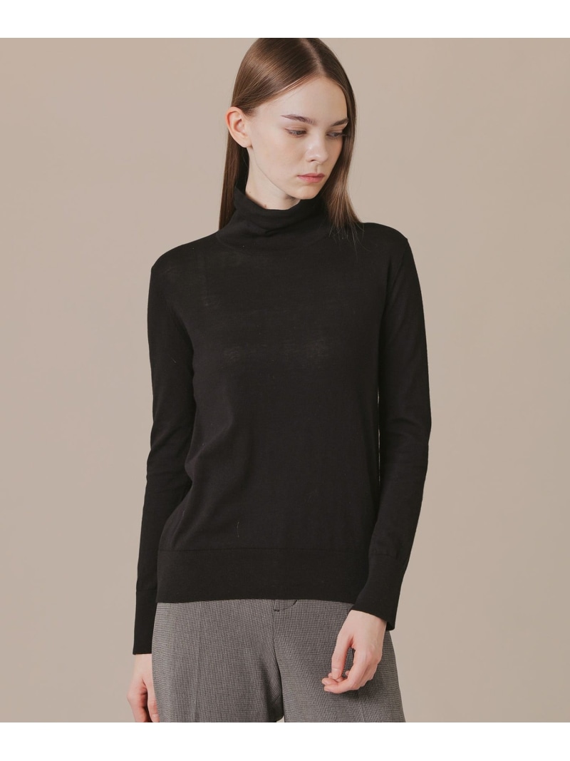 【SUPER FINE LAB.】メルテッドサウラコットンタートルネックプルオーバー MACKINTOSH LONDON マッキントッシュ ロンドン トップス カットソー・Tシャツ グレー ブラック ホワイト【送料無料】[ Fashion]