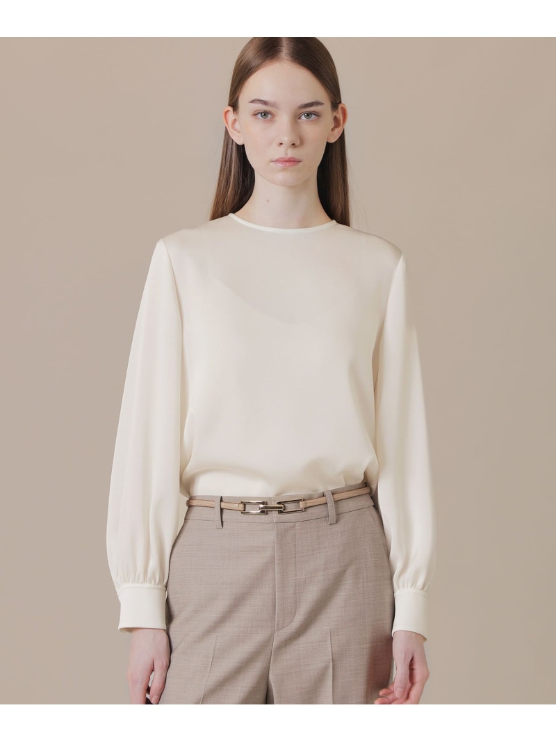 【SALE／24%OFF】トリアセテートジョーゼットブラウス MACKINTOSH LONDON マッキントッシュ ロンドン トップス シャツ・ブラウス ブラック ホワイト【RBA_E】【送料無料】[ Fashion]｜MACKINTOSH LONDON