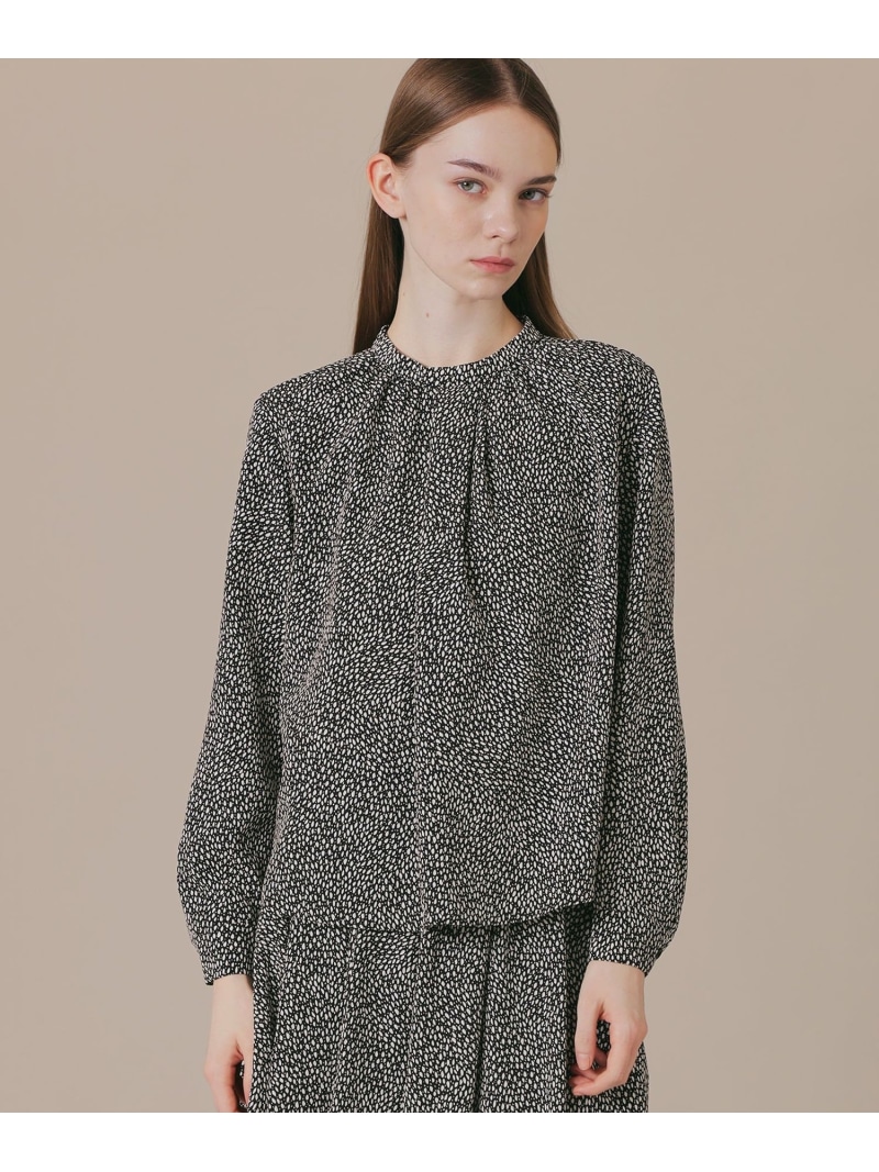 【SALE／24%OFF】ライスドットプリントブラウス MACKINTOSH LONDON マッキントッシュ ロンドン トップス シャツ・ブラウス ブルー ブラック【RBA_E】【送料無料】[ Fashion]｜MACKINTOSH LONDON