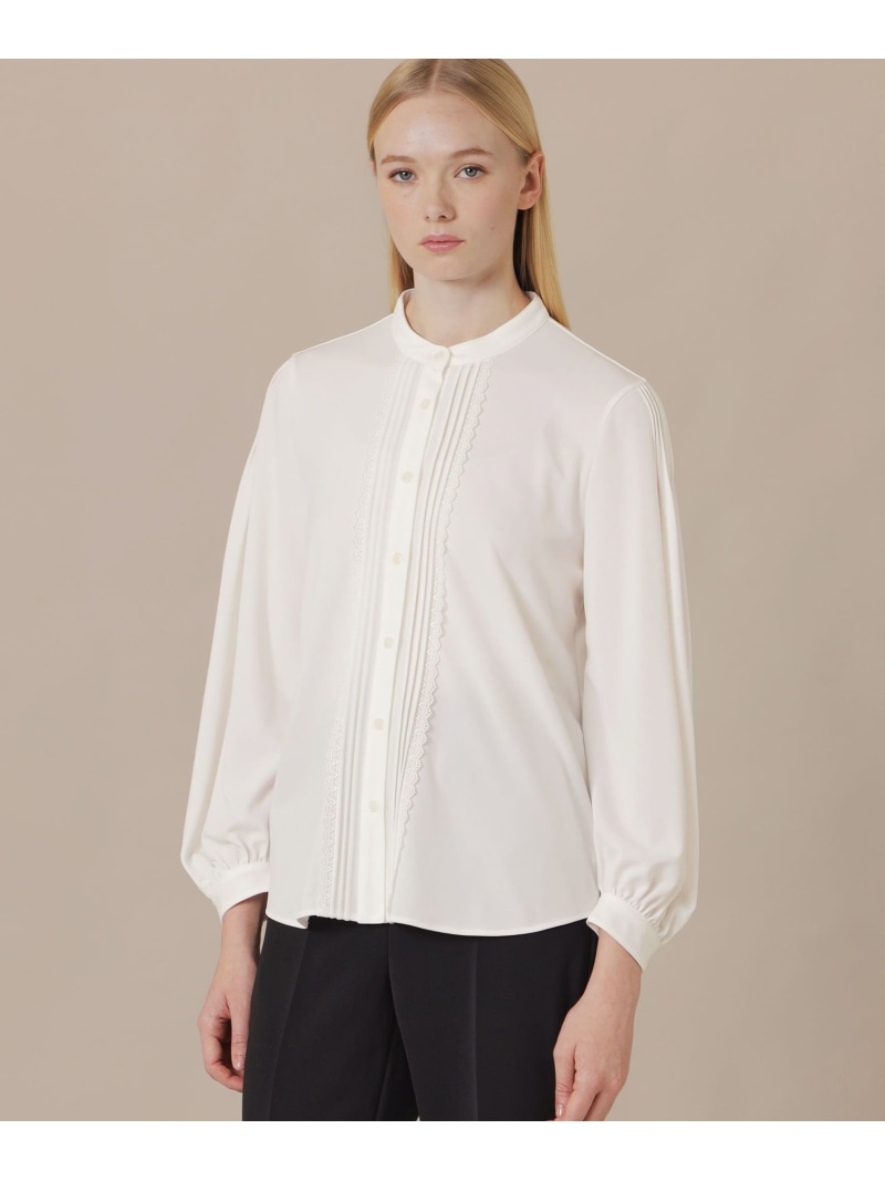 【SALE／24%OFF】トリアセテートドライポンチブラウス MACKINTOSH LONDON マッキントッシュ ロンドン トップス シャツ・ブラウス ホワイト グレー【RBA_E】【送料無料】[ Fashion]｜MACKINTOSH LONDON