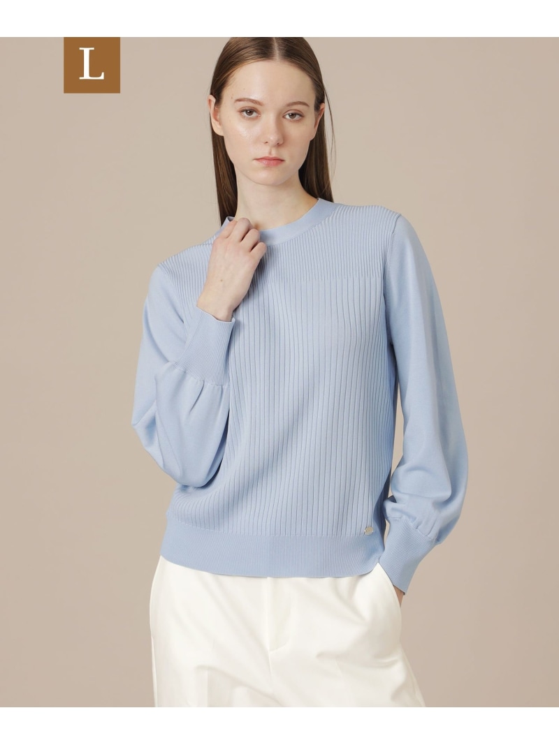 【L】リブブロッキングニットプルオーバー MACKINTOSH LONDON　(L Size) マッキントッシュ ロンドン トップス その他のトップス ホワイト ブラック ブルー【送料無料】[ Fashion]