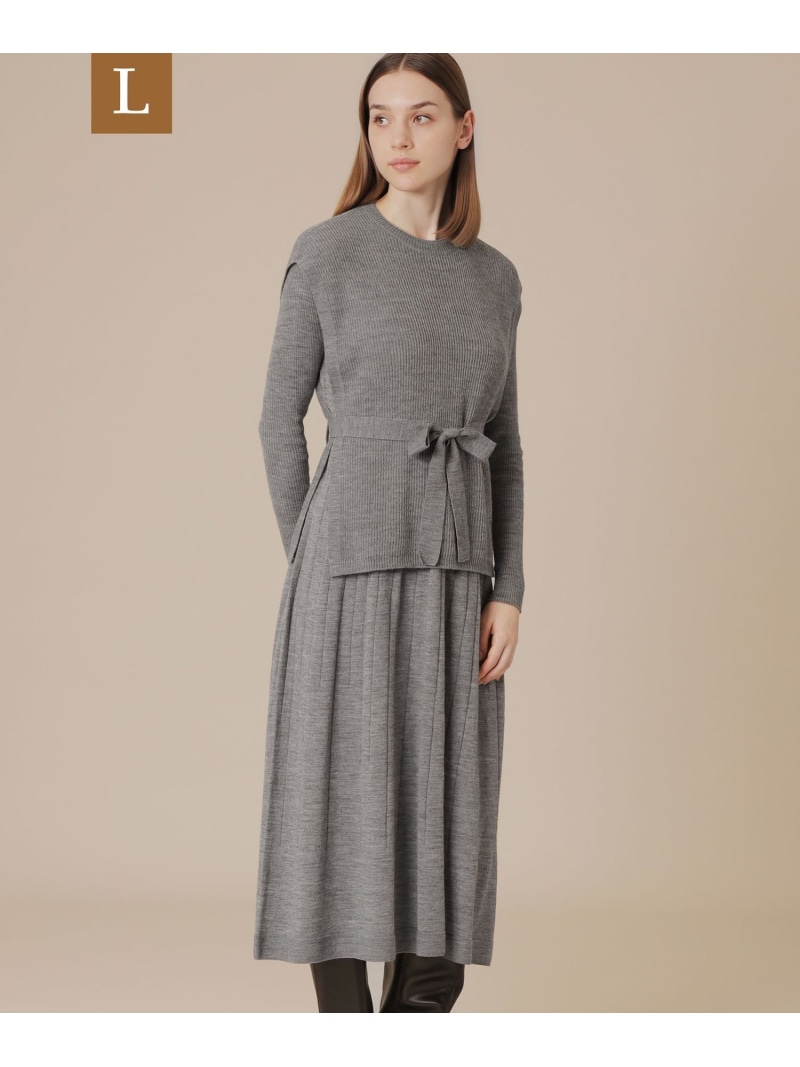 【SALE／34%OFF】【L】グラデーションリブホールガーメントワンピース MACKINTOSH LONDON　(L Size) マッキントッシュ ロンドン ワンピース・ドレス ワンピース ネイビー グレー ブラウン【RBA_E】【送料無料】[ Fashion] 36,465円