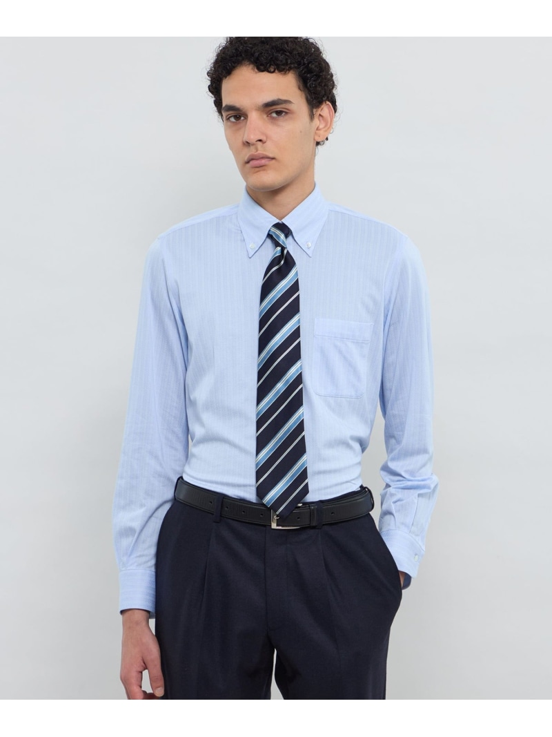 【FLEX JERSEY】ドビージャカードジャージー ボタンダウンシャツ MACKINTOSH LONDON マッキントッシュ ロンドン トップス シャツ・ブラウス ベージュ ブルー【送料無料】[ Fashion]｜MACKINTOSH LONDON 20,625円