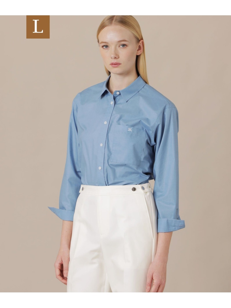 【L】シャンブレーローンシャツ MACKINTOSH LONDON　(L Size) マッキントッシュ ロンドン トップス その他のトップス ブルー【送料無料】[ Fashion]