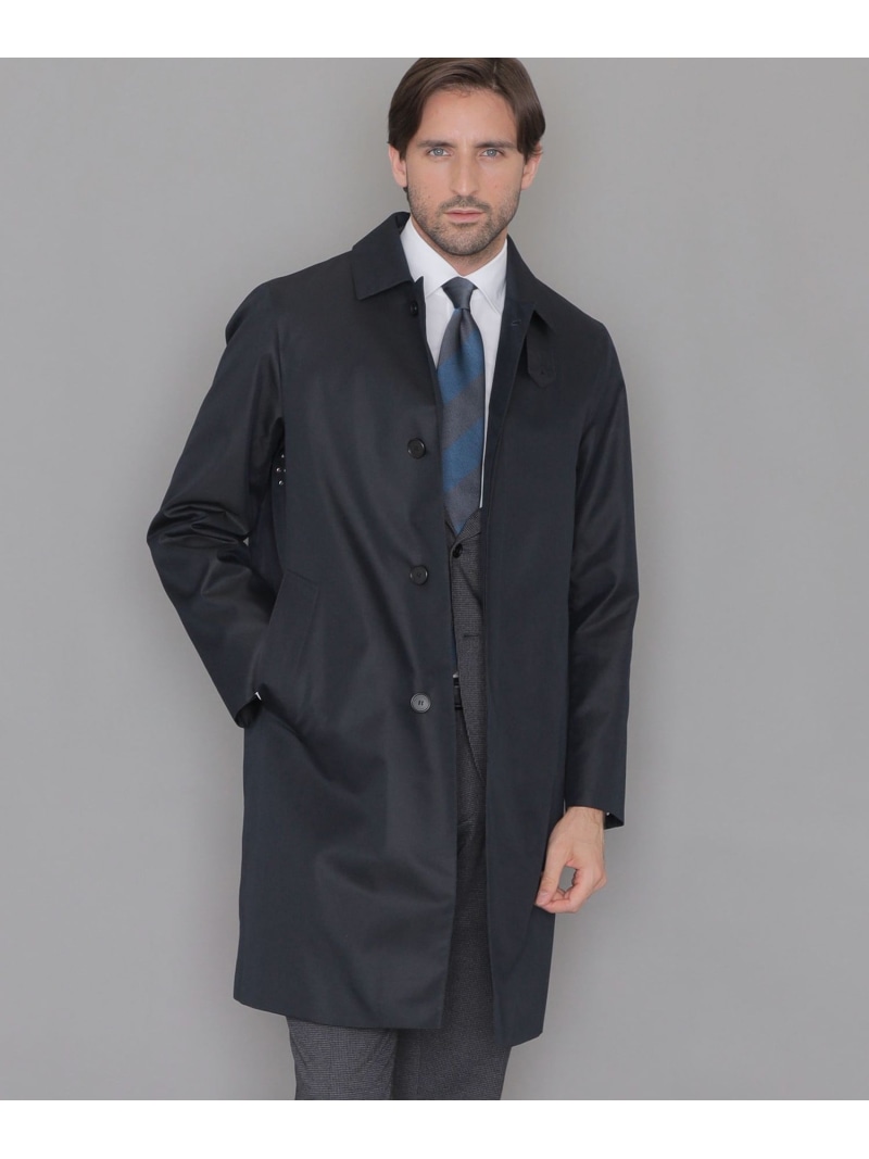 【SALE／25%OFF】【WEB・一部店舗限定】【DUNFORD】スビンコットンポリエステルギャバジンステンカラーコート MACKINTOSH LONDON マッキントッシュ ロンドン ジャケット・アウター レインコート ベージュ ネイビー【RBA_E】【送料無料】[ Fashion]｜MACKINTOSH LONDON