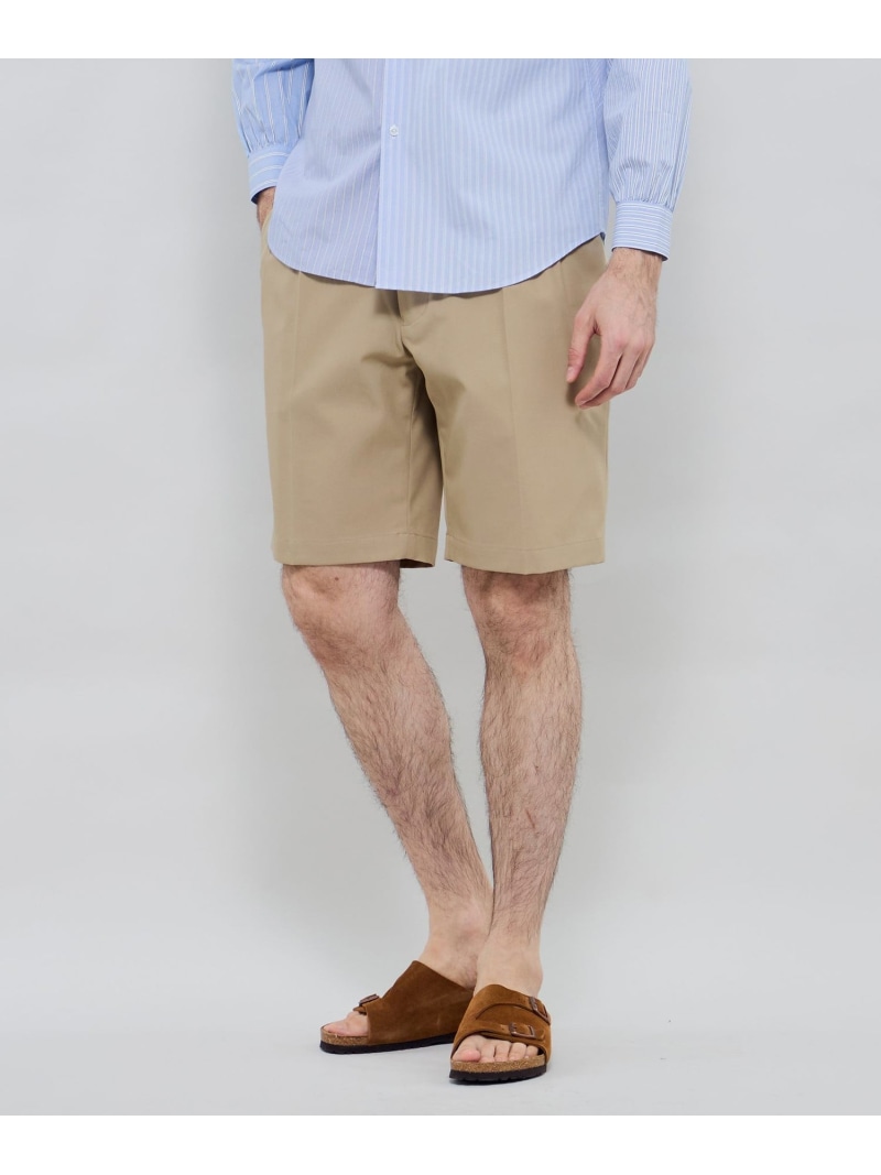 ドライツイストチノ 2タックワイドショーツ MACKINTOSH LONDON マッキントッシュ ロンドン パンツ その他のパンツ ベージュ【送料無料】[ Fashion]