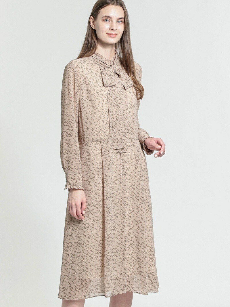 時間指定不可 Sale 40 Off ランダムドットプリントワンピース Mackintosh London マッキントッシュ ロンドン ワンピース シャツワンピース ベージュ ブラック Rba E 送料無料 Rakuten Fashion 日本製 Assenteducon Com