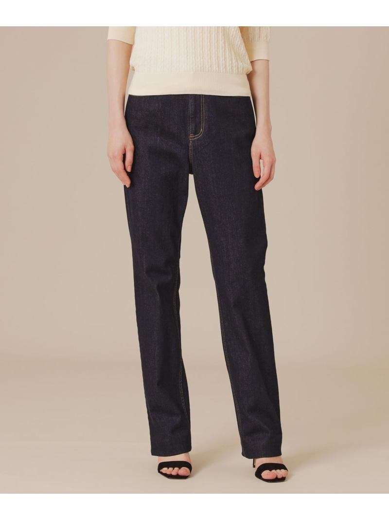 【SALE／23%OFF】【Precious12月号】ストレートデニムパンツ MACKINTOSH LONDON マッキントッシュ ロンドン パンツ ジーンズ・デニムパンツ ブラウン ネイビー グレー【RBA_E】【送料無料】[ Fashion]