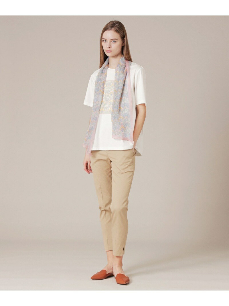 Bibury Flower 002 剣先スカーフ Mackintosh London マッキントッシュ ロンドン ファッショングッズ スカーフ バンダナ ブルー ピンク 送料無料 Rakuten Fashion Southwestne Com