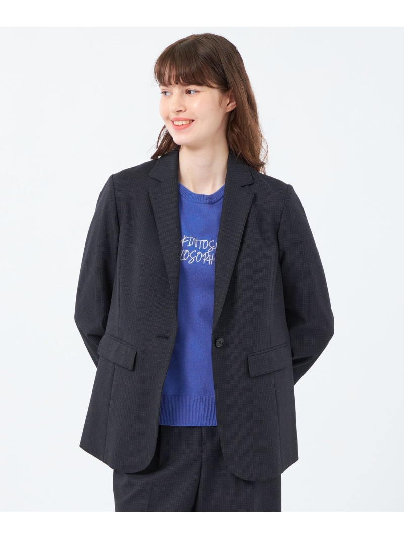 【SALE／16%OFF】WARM TWILL テーラードジャケット MACKINTOSH PHILOSOPHY マッキントッシュ フィロソフィー ジャケット・アウター テーラードジャケット・ブレザー ネイビー グレー ブラック【RBA_E】【送料無料】[ Fashion]