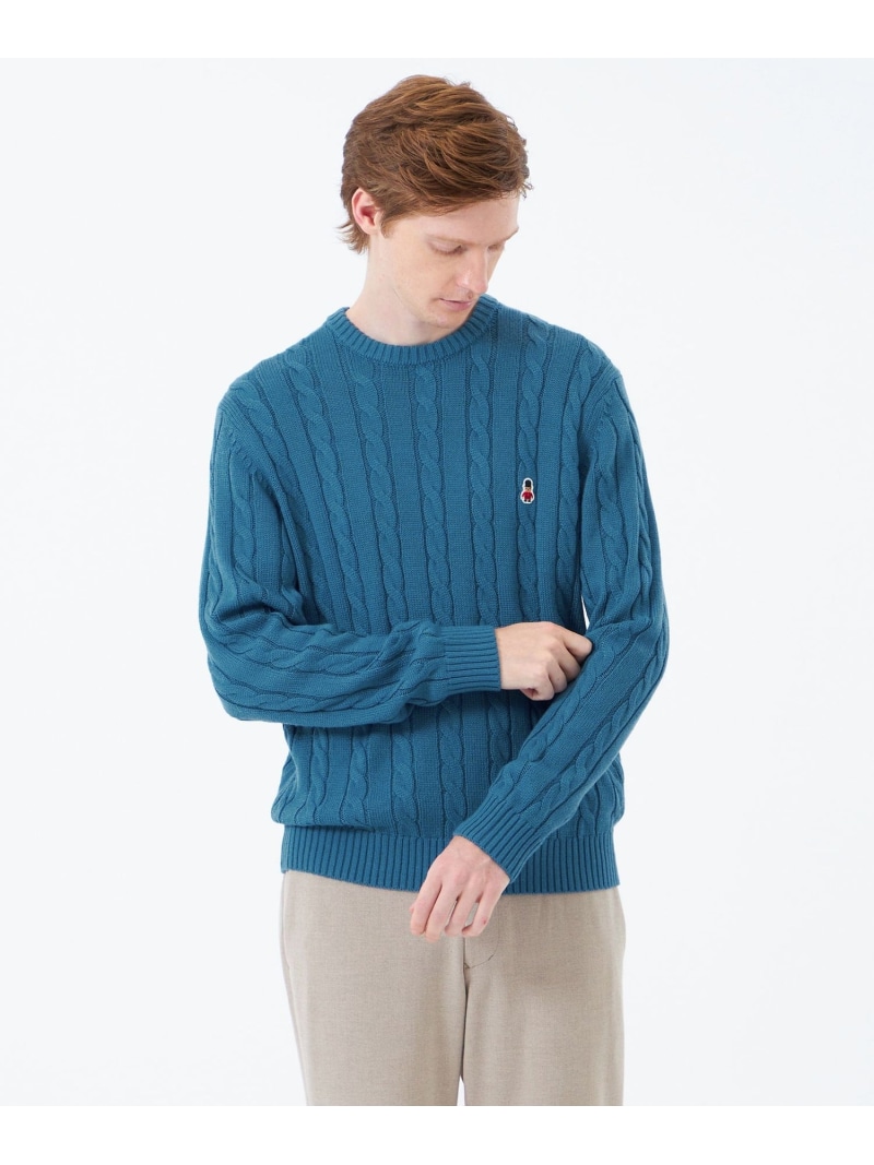 【SALE／33%OFF】バッキンガムベア ケーブル クルーネックプルオーバー MACKINTOSH PHILOSOPHY マッキントッシュ フィロソフィー トップス ニット グレー ネイビー パープル オレンジ ブルー【RBA_E】【送料無料】[ Fashion]｜MACKINTOSH PHILOSOPHY