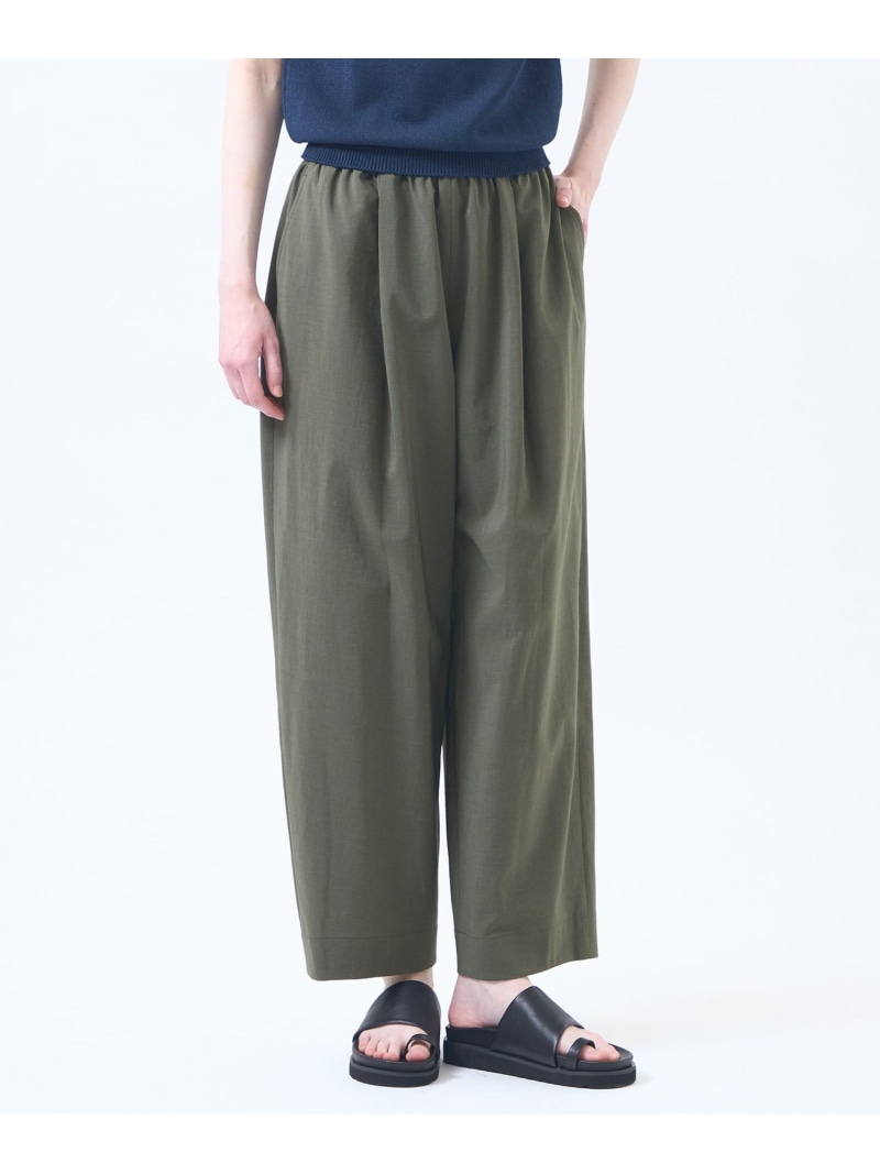 【SALE／16%OFF】ギャザーコクーンパンツ MACKINTOSH PHILOSOPHY マッキントッシュ フィロソフィー パンツ その他のパンツ カーキグリーン ネイビー【RBA_E】【送料無料】[ Fashion]｜MACKINTOSH PHILOSOPHY