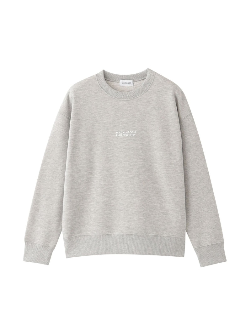 【SALE／25%OFF】【WEB&一部店舗限定】ロゴスウェット MACKINTOSH PHILOSOPHY マッキントッシュ フィロソフィー トップス カットソー・Tシャツ ネイビー ホワイト グレー【RBA_E】【送料無料】[ Fashion]