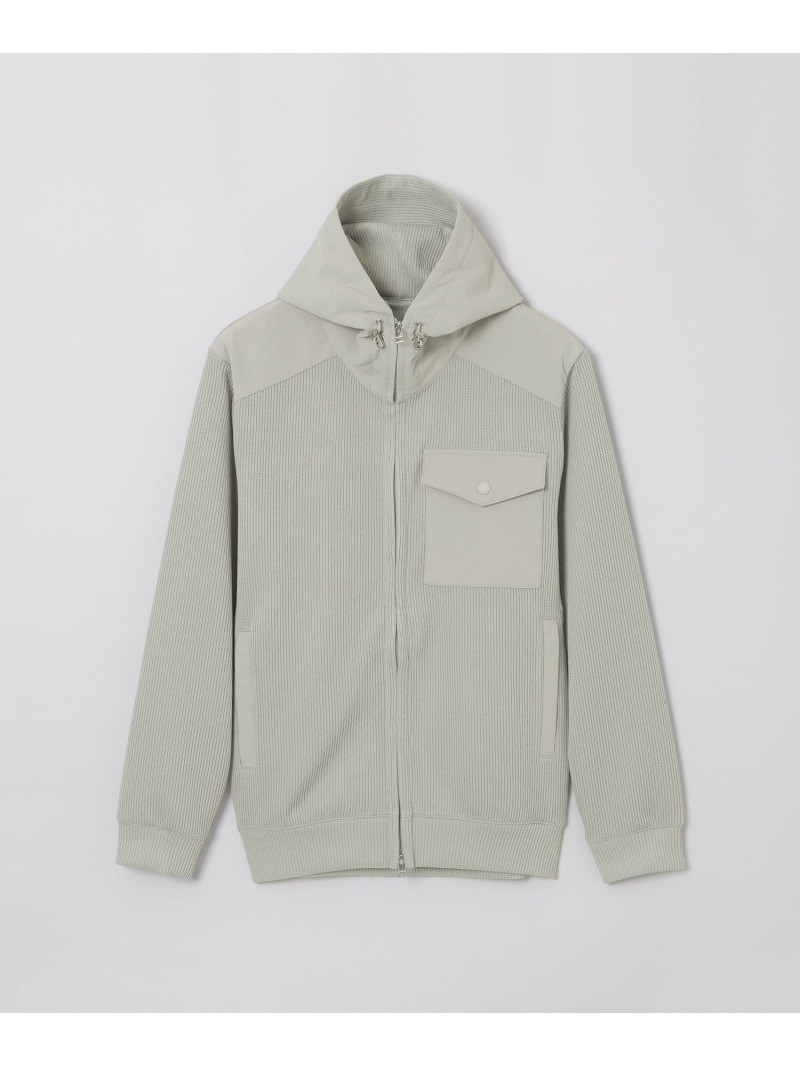 【SALE／41%OFF】クォーターゲージニット コンビパーカー MACKINTOSH PHILOSOPHY マッキントッシュ フィロソフィー ジャケット・アウター ブルゾン・ジャンパー ブラック ネイビー ベージュ【RBA_E】【送料無料】[ Fashion]｜MACKINTOSH PHILOSOPHY