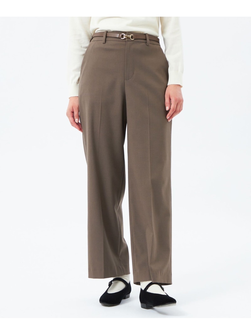 【SALE／46%OFF】ウォッシャブルウールワイドパンツ MACKINTOSH PHILOSOPHY マッキントッシュ 哲学 ズボン下 余分の物のズボン下 米国海軍 ベージュ 薄墨色【RBA_E】【貨物輸送無料】[ Fashion]