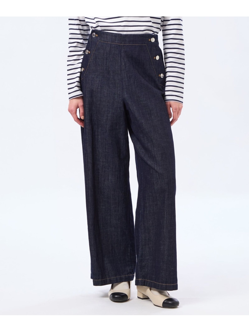 コットンリネンデニムマリンパンツ MACKINTOSH PHILOSOPHY マッキントッシュ フィロソフィー パンツ ジーンズ・デニムパンツ ネイビー【送料無料】[ Fashion]