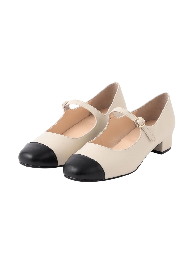 【SALE／40%OFF】ラウンドトゥストラップパンプス MACKINTOSH PHILOSOPHY マッキントッシュ フィロソフィー シューズ・靴 パンプス ホワイト ブラック【RBA_E】【送料無料】[ Fashion]｜MACKINTOSH PHILOSOPHY 10,725円