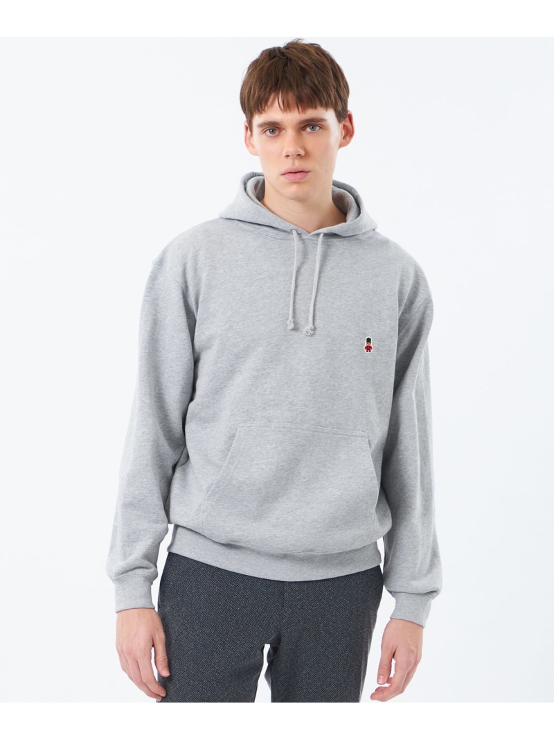 【WEB&一部店舗限定】バッキンガムベア 10オンス裏パイル ワンポイントフーデッドパーカー MACKINTOSH PHILOSOPHY マッキントッシュ フィロソフィー トップス カットソー・Tシャツ グレー ベージュ ネイビー ブルー【送料無料】[ Fashion]