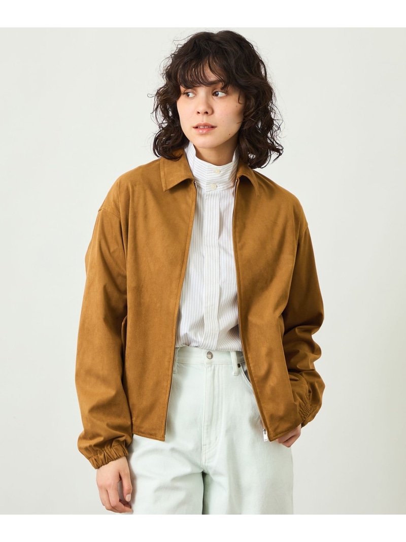 【SALE／30%OFF】GREY LABEL Faux Suede ブルゾン MACKINTOSH PHILOSOPHY マッキントッシュ フィロソフィー ジャケット・アウター ブルゾン・ジャンパー ベージュ ブラウン【RBA_E】【送料無料】[ Fashion]｜MACKINTOSH PHILOSOPHY