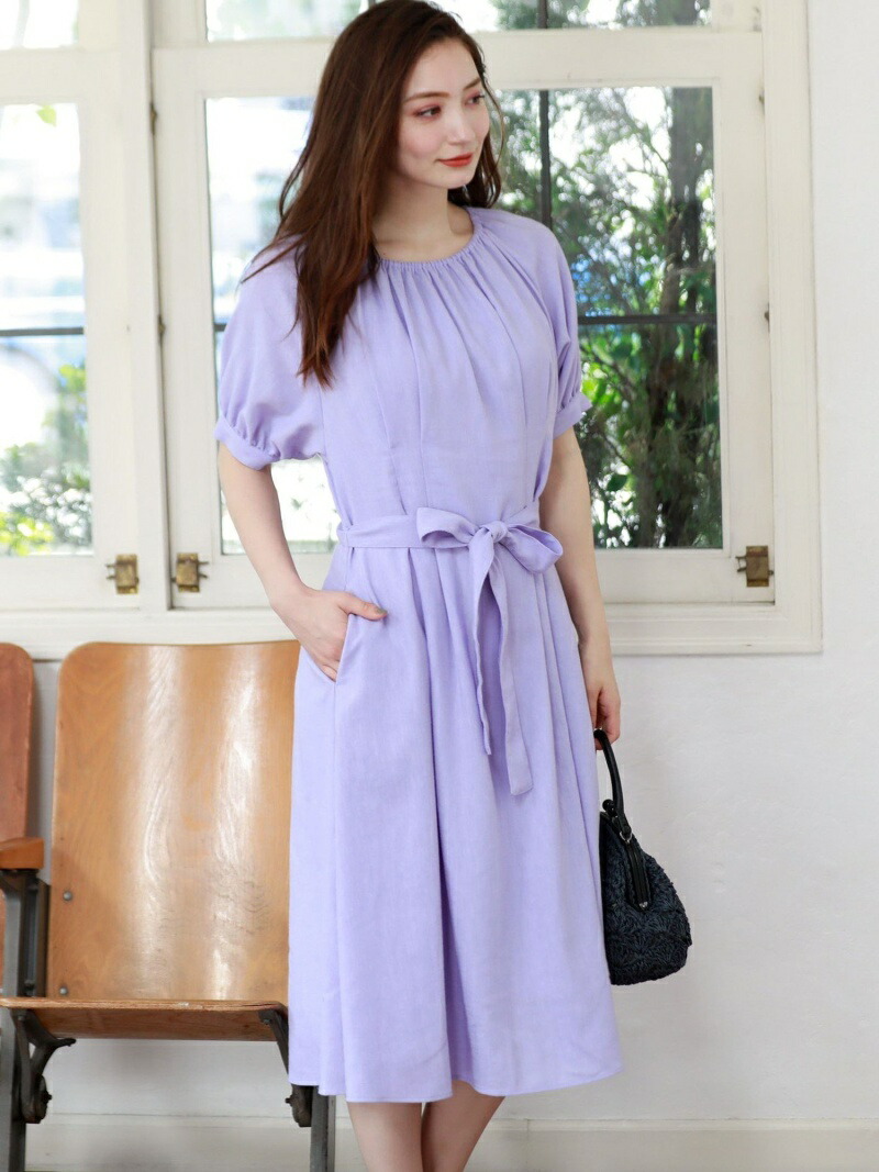 レディースファッション ワンピース パープル シャツワンピース ワンピース フィロソフィー マッキントッシュ Women Philosophy Mackintosh Sale 53 Off ポリエステルリネンワンピース ブラック Fashion イエロー Rba E 送料無料 Rakuten はこぽす対応商品