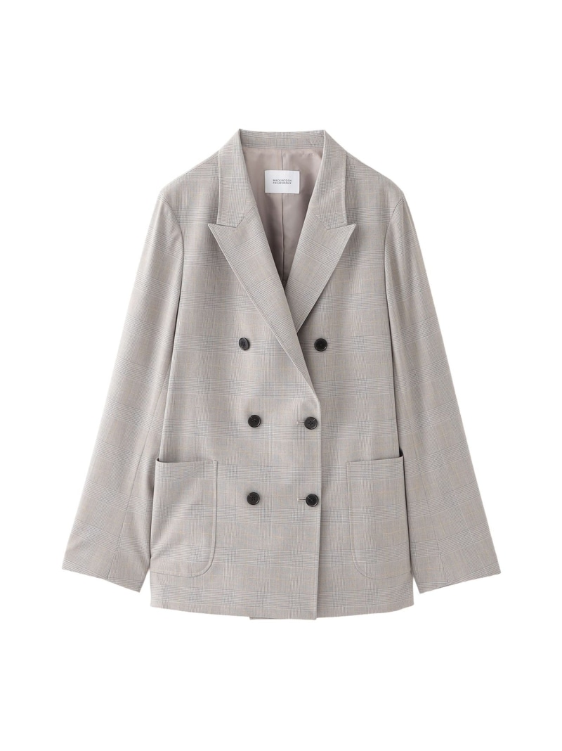 【SALE／16%OFF】【WEB&一部店舗限定】ダブルブレストブレザー MACKINTOSH PHILOSOPHY マッキントッシュ フィロソフィー ジャケット・アウター テーラードジャケット・ブレザー ネイビー ベージュ【RBA_E】【送料無料】[ Fashion] 35,750円