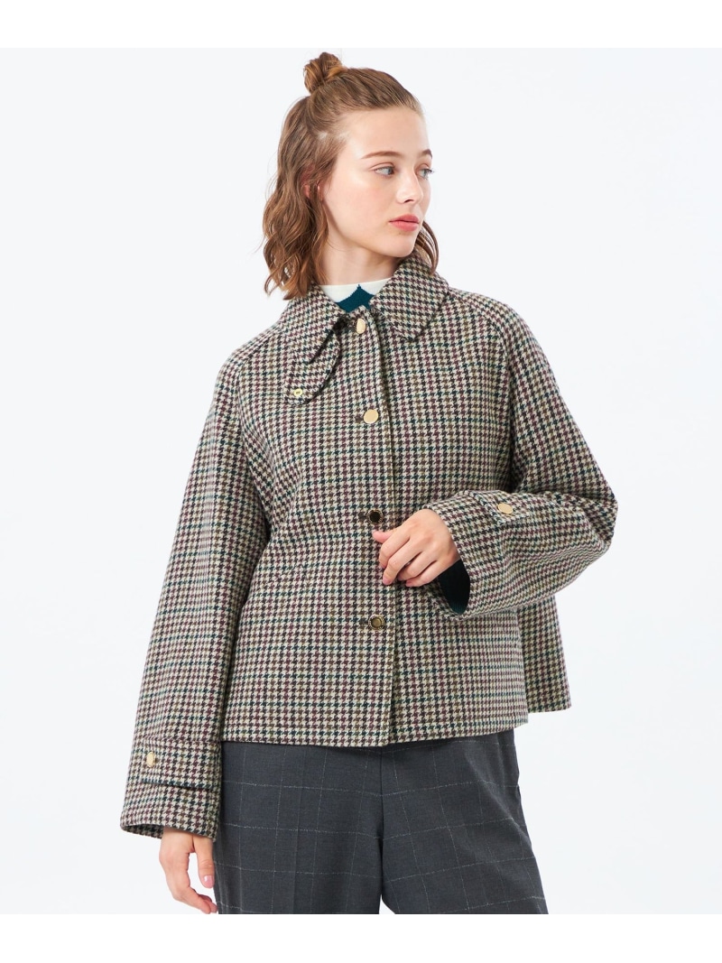 【WEB&一部店舗限定】【WELBURY SHORT(ウェルベリーショート)】HEAT TWEED製 MACKINTOSH PHILOSOPHY マッキントッシュ フィロソフィー ジャケット・アウター その他のジャケット・アウター ブラウン グレー【送料無料】[ Fashion]