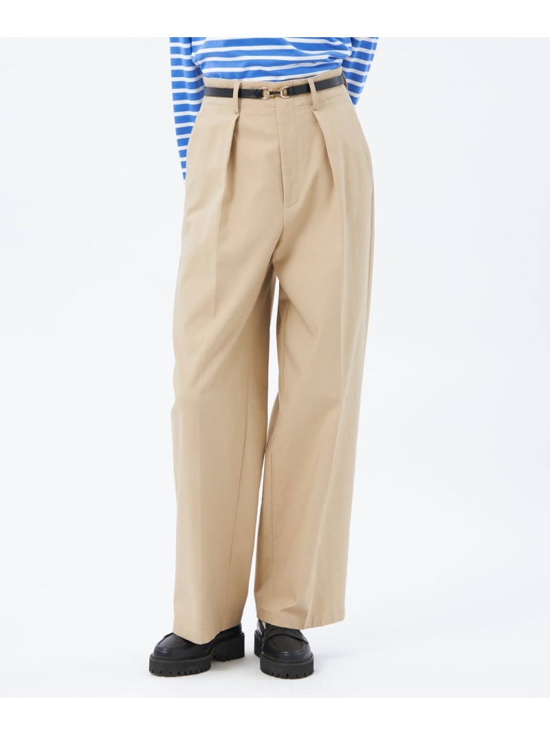 【SALE／16%OFF】インタックワイドチノパンツ MACKINTOSH PHILOSOPHY マッキントッシュ フィロソフィー パンツ その他のパンツ ベージュ ブラック【RBA_E】【送料無料】[ Fashion]