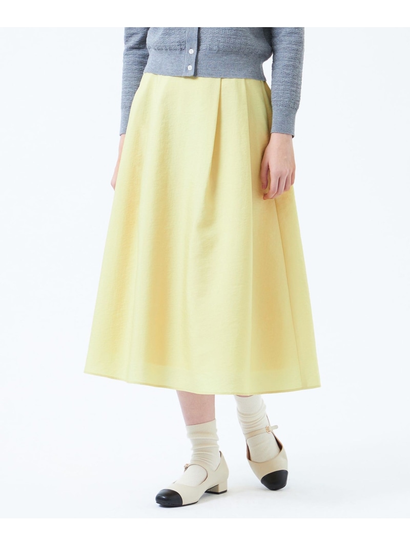 【SALE／41%OFF】リンクルタックフレアスカート MACKINTOSH PHILOSOPHY マッキントッシュ フィロソフィー スカート その他のスカート ホワイト イエロー ブラック【RBA_E】【送料無料】[ Fashion]｜MACKINTOSH PHILOSOPHY