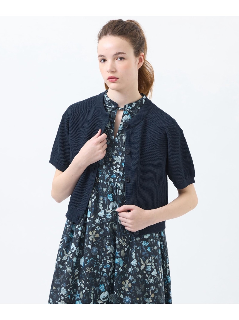 ペーパーヤーンニットカーディガン MACKINTOSH PHILOSOPHY マッキントッシュ 哲学 トップス 編み物 白いこと 米国海軍 赤いこと【貨物輸送無料】[ Fashion]