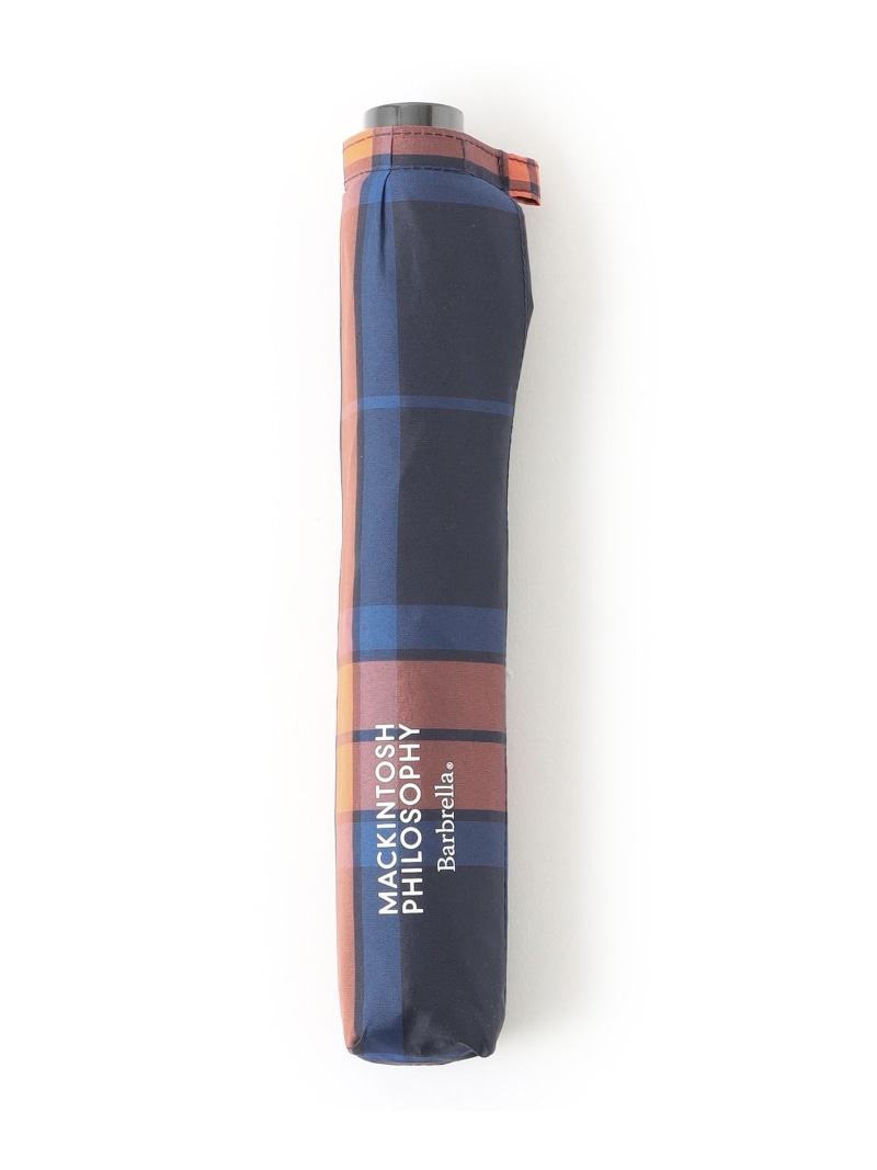 【WEB&一部店舗限定】バーブレラ チェック 60cm MACKINTOSH PHILOSOPHY マッキントッシュ フィロソフィー ファッション雑貨 傘・長傘 ブラウン ブラック ブルー ネイビー【送料無料】[ Fashion]｜MACKINTOSH PHILOSOPHY