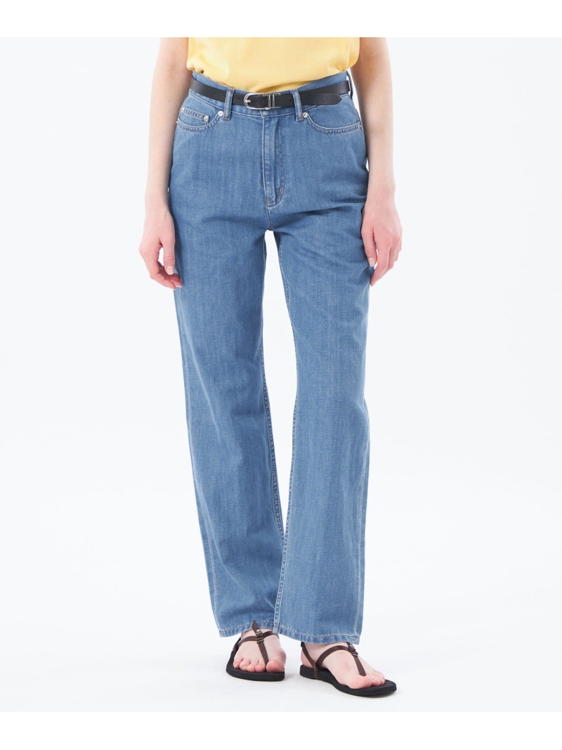 【SALE／16%OFF】コットンリネンデニムストレートフィット MACKINTOSH PHILOSOPHY マッキントッシュ フィロソフィー パンツ ジーンズ・デニムパンツ ネイビー【RBA_E】【送料無料】[ Fashion]