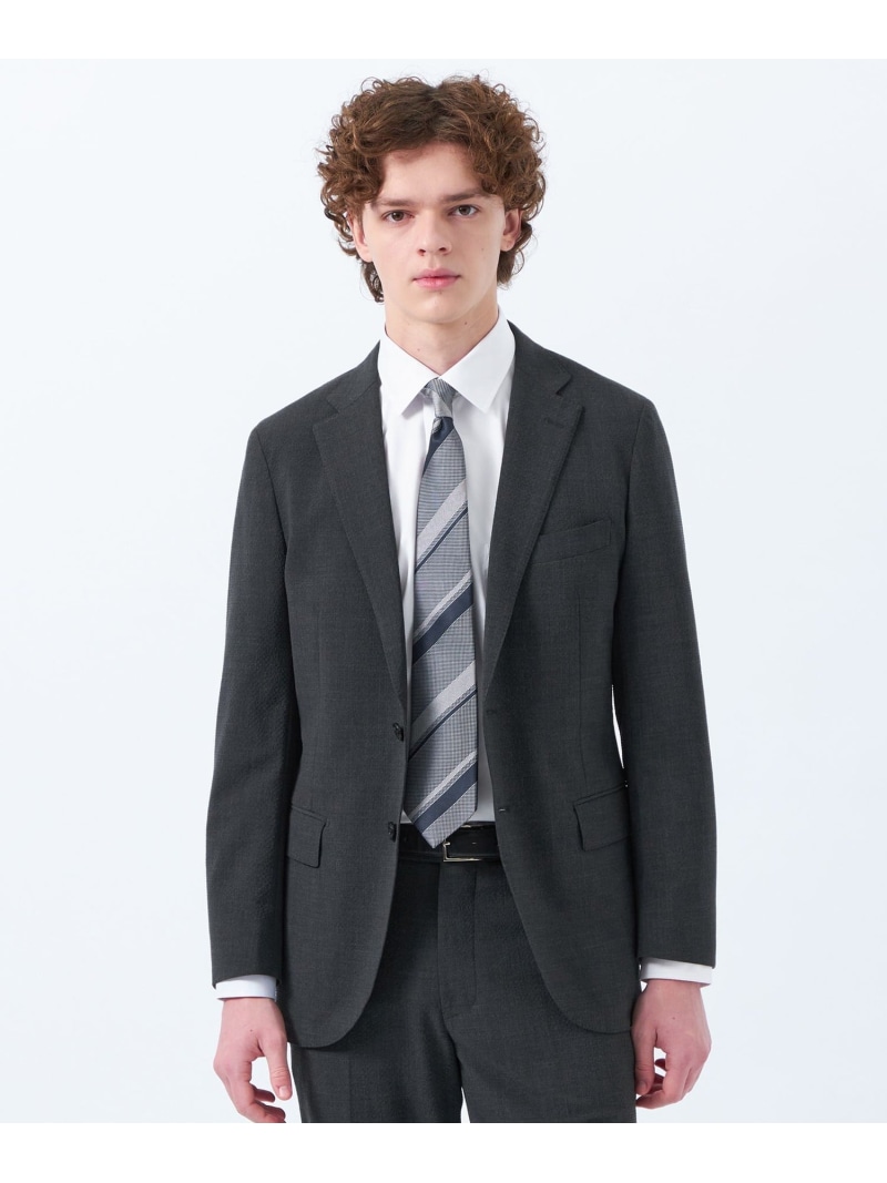 【SALE／59%OFF】トロッター ジャケット#108 ウールサッカー MACKINTOSH PHILOSOPHY マッキントッシュ フィロソフィー ジャケット・アウター テーラードジャケット・ブレザー ネイビー グレー【RBA_E】【送料無料】[ Fashion]