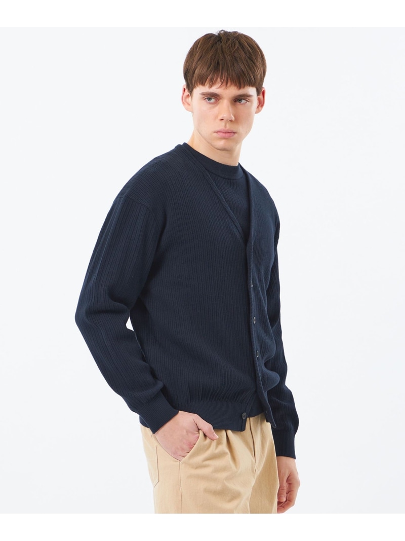 【SALE／57%OFF】ニットカーディガン 畔調ファインニット MACKINTOSH PHILOSOPHY マッキントッシュ フィロソフィー トップス ニット ブルー ベージュ オレンジ ネイビー【RBA_E】【送料無料】[ Fashion]｜MACKINTOSH PHILOSOPHY