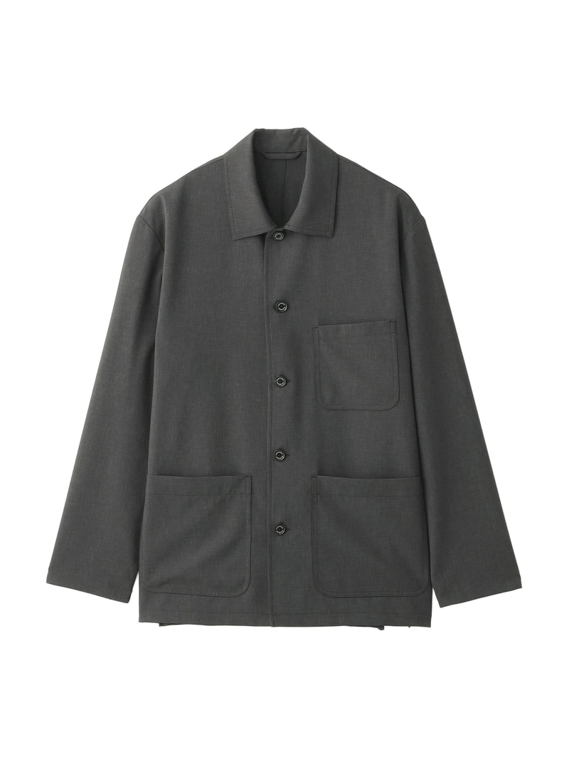 トロッター カバーオール エクストラファイントロピカル MACKINTOSH PHILOSOPHY マッキントッシュ フィロソフィー ジャケット・アウター ブルゾン・ジャンパー ブラック グレー【送料無料】[ Fashion]