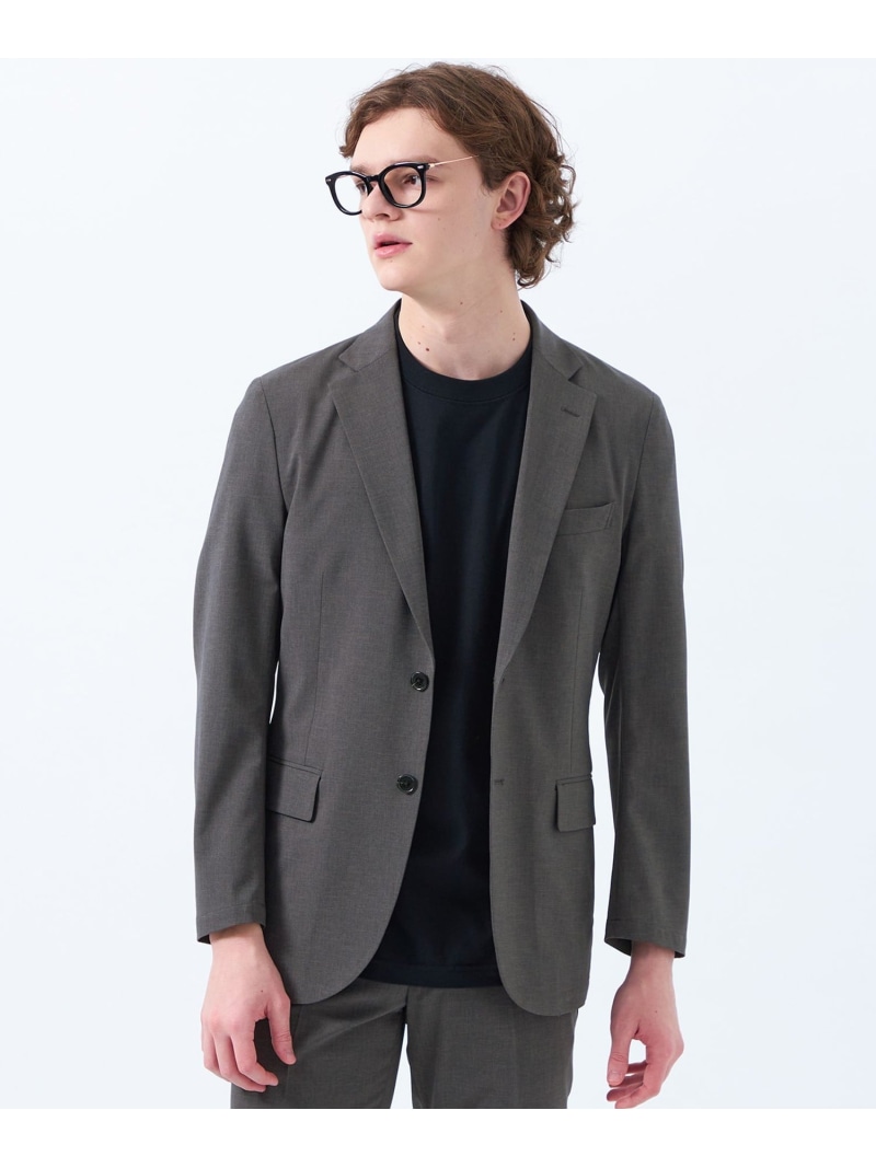 マッキントッシュ フィロソフィー テーラードジャケット ストレッチ 紺 洗える WEB&一部店舗限定】テーラードジャージー ジャケット ストレッチ