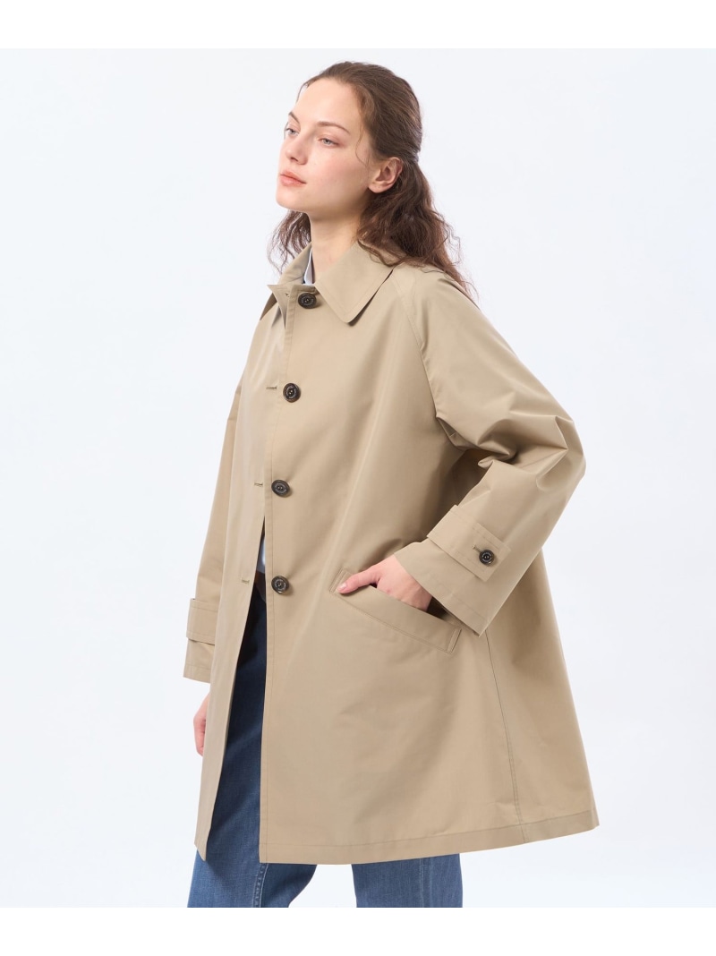 【SALE／28%OFF】【WELBURY(ウェルべロバート・エドワード・リー)】レインウェザークロス製 MACKINTOSH PHILOSOPHY マッキントッシュ 哲学 ジャケット・アウター ステンカラー厚地の外套 薄墨色 ベージュ 青碧 米国海軍【RBA_E】【貨物輸送無料】[ Fashion]