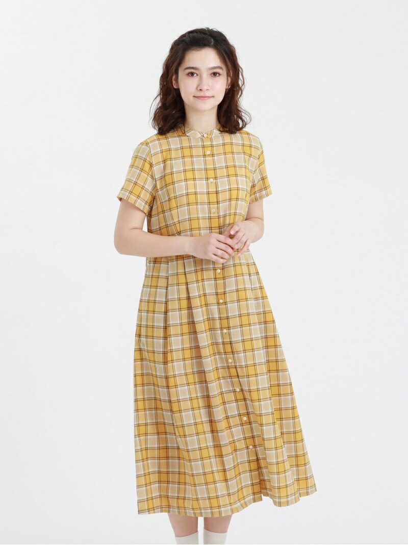 完売 楽天市場 Grey Label マドラスチェックノーカラーワンピース Mackintosh Philosophy Women マッキントッシュ フィロソフィー ワンピース シャツワンピース イエロー ブルー 送料無料 Rakuten Fashion Mackintosh Philosophy 楽天カード分割 Www Sukipt