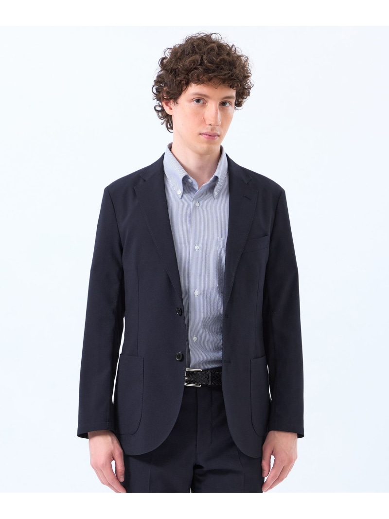 【SALE／25%OFF】トロッター ウルトラライト ジャケット ナローサッカーストライプ MACKINTOSH PHILOSOPHY マッキントッシュ フィロソフィー ジャケット・アウター テーラードジャケット・ブレザー ネイビー【RBA_E】【送料無料】[ Fashion]