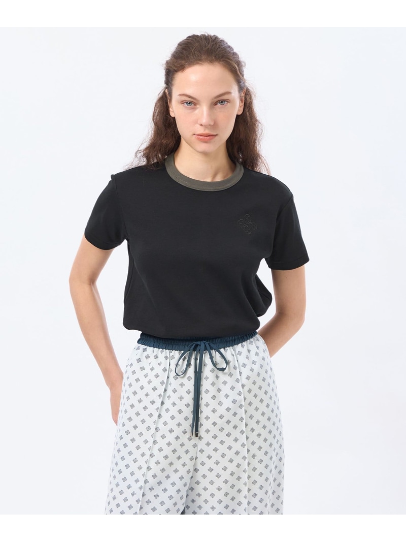 ラッケンブースリンガーネックTシャツ MACKINTOSH PHILOSOPHY マッキントッシュ フィロソフィー トップス カットソー・Tシャツ ホワイト ブラック ネイビー【送料無料】[ Fashion]