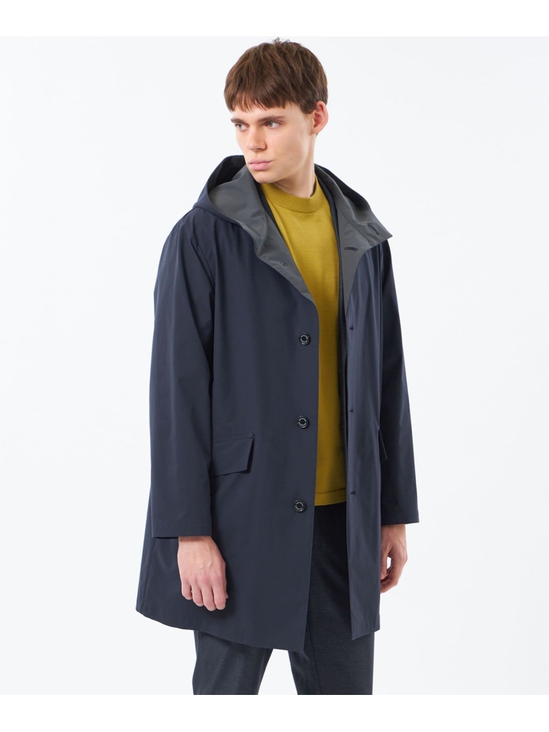 シャドーリップストップ BALBY HOOD(バルビー フード) MACKINTOSH PHILOSOPHY マッキントッシュ フィロソフィー ジャケット・アウター その他のジャケット・アウター グリーン ネイビー【送料無料】[ Fashion]