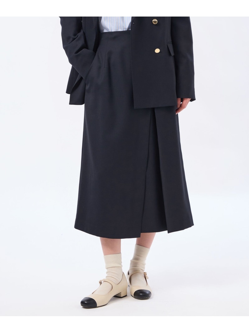 【TROTTER(トロッター)シリーズ】アクションツイルスリムスカート MACKINTOSH PHILOSOPHY マッキントッシュ フィロソフィー スカート その他のスカート ベージュ ネイビー【送料無料】[ Fashion]