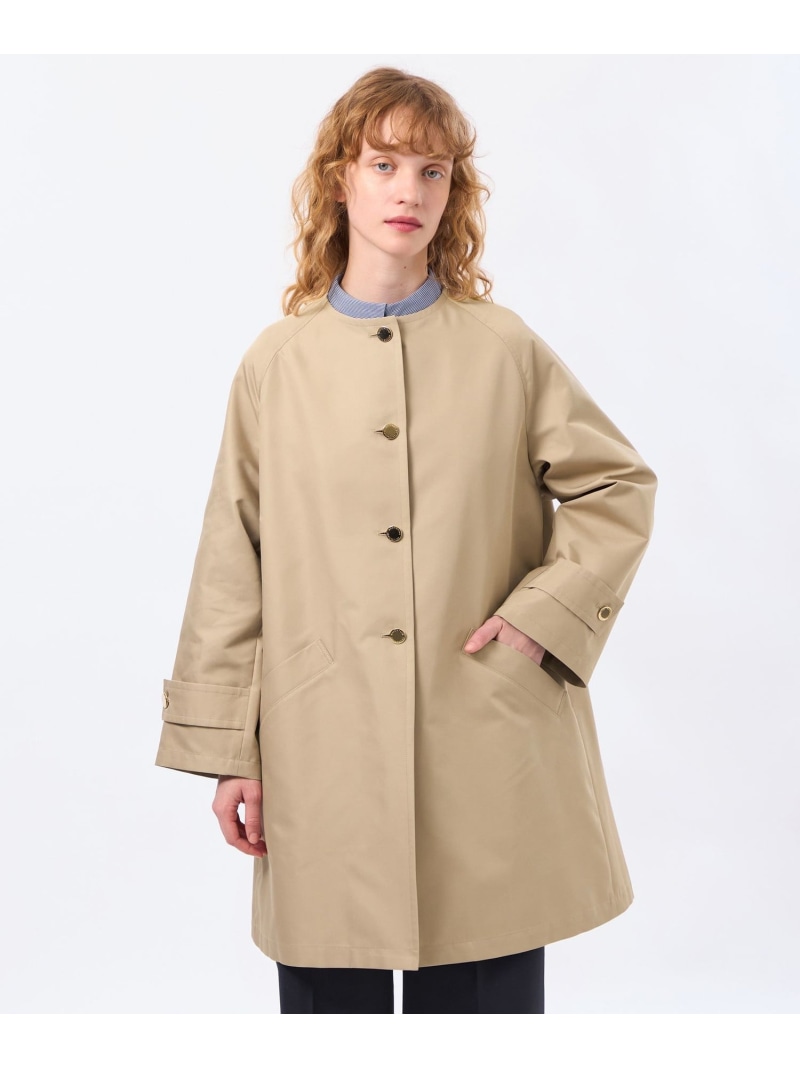 【WELBURY NO COLLAR(ウェルベリーノーカラー)】ダブルクロス製 MACKINTOSH PHILOSOPHY マッキントッシュ フィロソフィー ジャケット・アウター その他のジャケット・アウター ネイビー ブラウン グリーン ベージュ【送料無料】[ Fashion]｜MACKINTOSH PHILOSOPHY