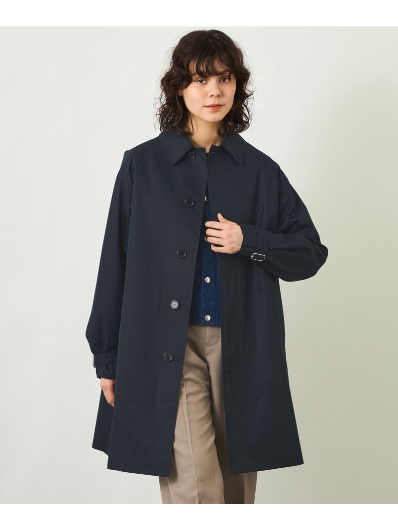 【GREY LABEL】COVENEY(コベニー) ライトギャバジン製 MACKINTOSH PHILOSOPHY マッキントッシュ フィロソフィー ジャケット・アウター ステンカラーコート ベージュ ネイビー【送料無料】[ Fashion]