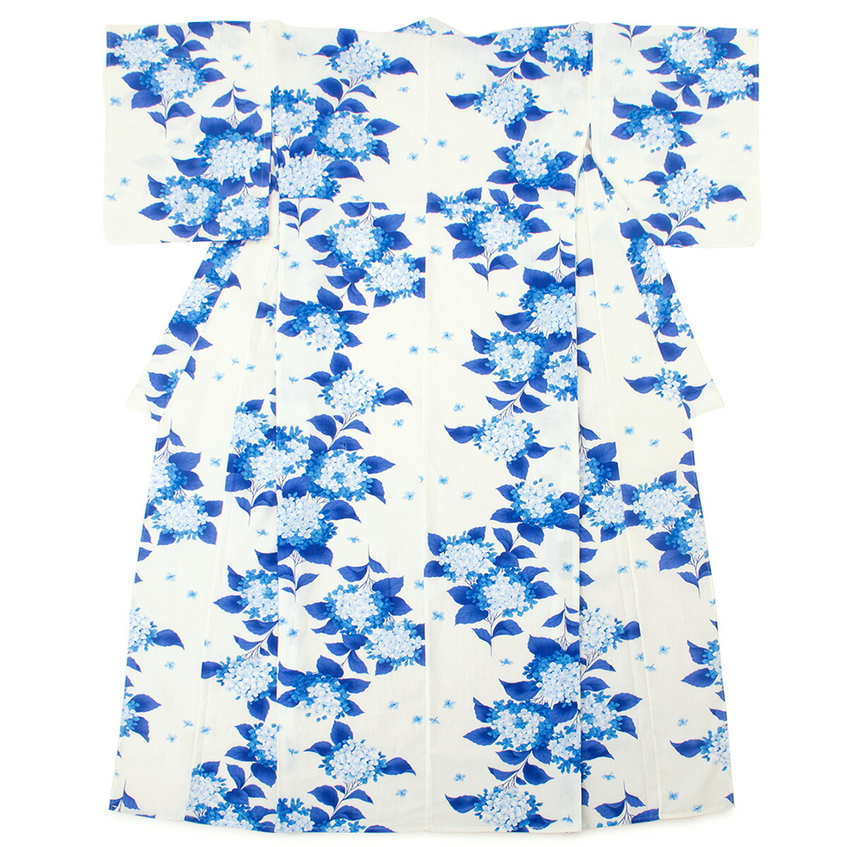 浴衣 いラインアップ S フリー 送料無料 あす楽対応 浴衣 大人浴衣 ママ 40代 30代 仕立て上がり 女性用 花火大会 夏祭り 綿 あじさい 紫陽花 ブルー 青 オフホワイト 白 マクレ Saisons Bonheur By Macle 6 4 11最大半額 スーパーsale レディース浴衣