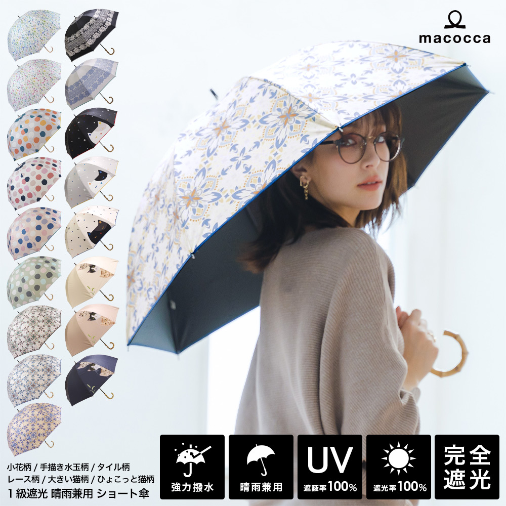 週末限定タイムセール》 新品 B.design 花柄レース 晴雨兼用 折畳傘 UV