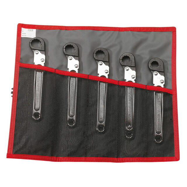FACOM（ファコム） 5pc. メトリック・ラチェット・フレアナットレンチセット 70A.JE5T